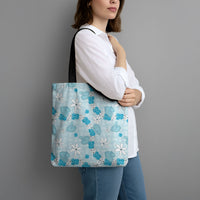 Hawaii Anthurium Tiare Pikake Lei Tote Bag UliUli Lauhala Art Pattern LT01 - Polynesian Pride