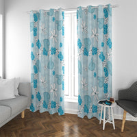 Hawaii Anthurium Tiare Pikake Lei Window Curtain UliUli Lauhala Art Pattern