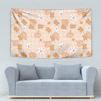 Hawaii Anthurium Tiare Pikake Lei Tapestry Alani Lauhala Art Pattern LT01 - Polynesian Pride