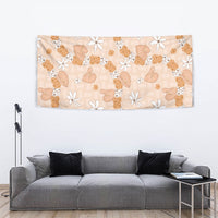 Hawaii Anthurium Tiare Pikake Lei Tapestry Alani Lauhala Art Pattern LT01 - Polynesian Pride