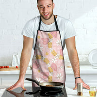 Hawaii Anthurium Tiare Pikake Lei Apron Akala Lauhala Art Pattern LT01 - Polynesian Pride