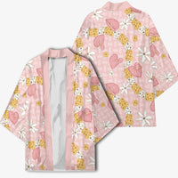 Hawaii Anthurium Tiare Pikake Lei Kimono Akala Lauhala Art Pattern LT01 - Polynesian Pride