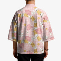 Hawaii Anthurium Tiare Pikake Lei Kimono Akala Lauhala Art Pattern LT01 - Polynesian Pride