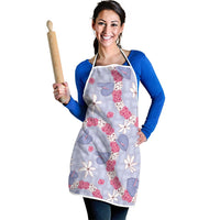 Hawaii Anthurium Tiare Pikake Lei Apron Poni Lauhala Art Pattern