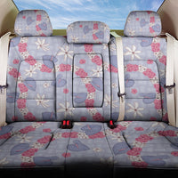 Hawaii Anthurium Tiare Pikake Lei Back Car Seat Cover Poni Lauhala Art Pattern LT01 One Size Purple - Polynesian Pride