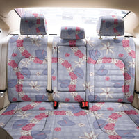 Hawaii Anthurium Tiare Pikake Lei Back Car Seat Cover Poni Lauhala Art Pattern LT01 - Polynesian Pride