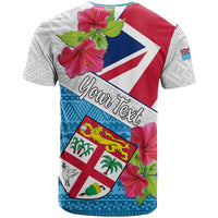 Personalised Fiji Day T Shirt Fijian Hibiscus Special Version LT01 - Polynesian Pride