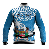 Personalised Fiji Baseball Jacket Bula Fijian Tapa Pattern LT01 - Polynesian Pride