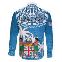 Personalised Fiji Family Matching Tank Maxi Dress and Hawaiian Shirt Bula Fijian Tapa Pattern LT01 - Polynesian Pride