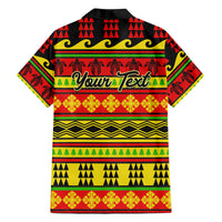 Custom Hawaii Christmas Family Matching Long Sleeve Bodycon Dress and Hawaiian Shirt Hawaiian Quilt Pattern Reggae Version LT01 - Polynesian Pride