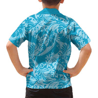 Tahiti Ninamu Tiare Floral Hawaiian Shirt Monstera Palm Tropical Leaves LT01 - Polynesian Pride