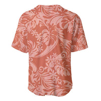 Tahiti Puatou Tiare Floral Baseball Jersey Monstera Palm Tropical Leaves - Polynesian Pride