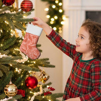 Tahiti Puatou Tiare Floral Christmas Stocking Monstera Palm Tropical Leaves - Polynesian Pride