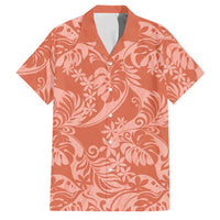 Tahiti Puatou Tiare Floral Family Matching Mermaid Dress and Hawaiian Shirt Monstera Palm Tropical Leaves - Polynesian Pride
