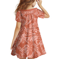 Tahiti Puatou Tiare Floral Family Matching Off The Shoulder Long Sleeve Dress and Hawaiian Shirt Monstera Palm Tropical Leaves - Polynesian Pride