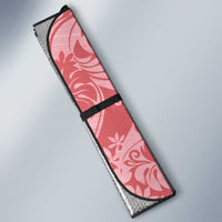 Tahiti Tarona Tiare Floral Auto Sun Shade Monstera Palm Tropical Leaves - Polynesian Pride