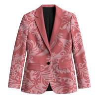 Tahiti Tarona Tiare Floral Blazer Monstera Palm Tropical Leaves - Polynesian Pride