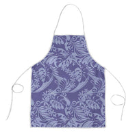 Tahiti Vareau Tiare Floral Apron Monstera Palm Tropical Leaves - Polynesian Pride