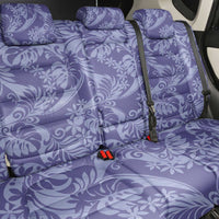 Tahiti Vareau Tiare Floral Back Car Seat Cover Monstera Palm Tropical Leaves - Polynesian Pride