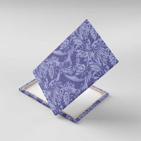 Tahiti Vareau Tiare Floral Canvas Wall Art Monstera Palm Tropical Leaves - Polynesian Pride