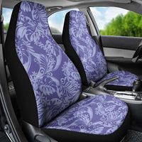 Tahiti Vareau Tiare Floral Car Seat Cover Monstera Palm Tropical Leaves - Polynesian Pride