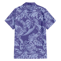 Tahiti Vareau Tiare Floral Family Matching Mermaid Dress and Hawaiian Shirt Monstera Palm Tropical Leaves - Polynesian Pride