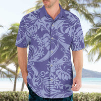 Tahiti Vareau Tiare Floral Hawaiian Shirt Monstera Palm Tropical Leaves - Polynesian Pride