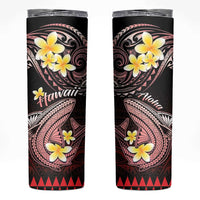 Hawaii Skinny Tumbler Polynesian Shark with Kakau Red Version