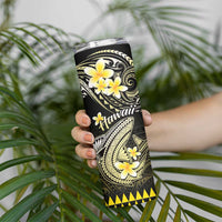 Hawaii Skinny Tumbler Polynesian Shark with Kakau Yellow Version