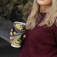 Hawaii Tumbler Cup Polynesian Shark with Kakau Yellow Version