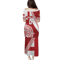 Custom Tonga Rugby Mate Maa Puletasi Ngatu Pattern