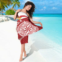 Tonga Rugby Mate Maa Sarong Ngatu Pattern LT01 - Polynesian Pride