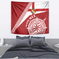 Tonga Rugby Mate Maa Tapestry Ngatu Pattern LT01 - Polynesian Pride