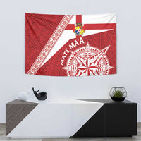 Tonga Rugby Mate Maa Tapestry Ngatu Pattern LT01 - Polynesian Pride
