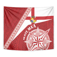 Tonga Rugby Mate Maa Tapestry Ngatu Pattern LT01 - Polynesian Pride