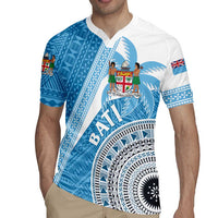 Custom Fiji Rugby Bati Rugby Jersey Tapa Pattern LT01 - Polynesian Pride