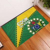 Cook Islands Rugby Kukis Rubber Doormat Circle Stars