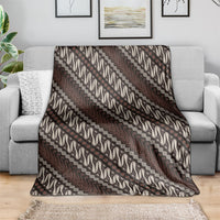 Yogyakarta Parang Batik Motifs Blanket Indonesian Traditional Pattern