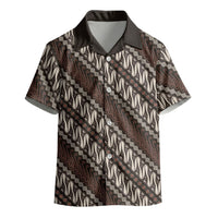 Yogyakarta Parang Batik Motifs Kid Hawaiian Shirt Indonesian Traditional Pattern LT01 - Polynesian Pride
