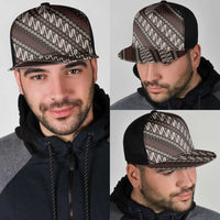 Yogyakarta Parang Batik Motifs Mesh Trucker Cap Indonesian Traditional Pattern LT01 - Polynesian Pride