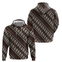 Yogyakarta Parang Batik Motifs Zip Hoodie Indonesian Traditional Pattern LT01 - Polynesian Pride