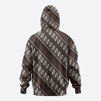 Yogyakarta Parang Batik Motifs Zip Hoodie Indonesian Traditional Pattern LT01 - Polynesian Pride