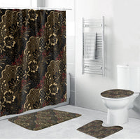 Batik Sekar Jagad Bathroom Set Indonesian Traditional Pattern