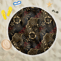 Batik Sekar Jagad Beach Blanket Indonesian Traditional Pattern