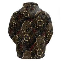 Batik Sekar Jagad Hoodie Indonesian Traditional Pattern LT01 - Polynesian Pride