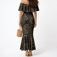 Batik Sekar Jagad Mermaid Dress Indonesian Traditional Pattern LT01 - Polynesian Pride