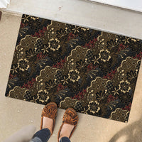 Batik Sekar Jagad Rubber Doormat Indonesian Traditional Pattern