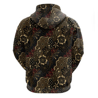 Batik Sekar Jagad Zip Hoodie Indonesian Traditional Pattern LT01 - Polynesian Pride