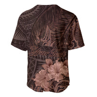 Bula Fiji Masi Baseball Jersey Fijian Tapa Vintage Dark Brown Version LT01 - Polynesian Pride