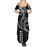 Hawaii Valentine Family Matching Summer Maxi Dress and Hawaiian Shirt Kakau Polynesian Heart LT01 - Polynesian Pride